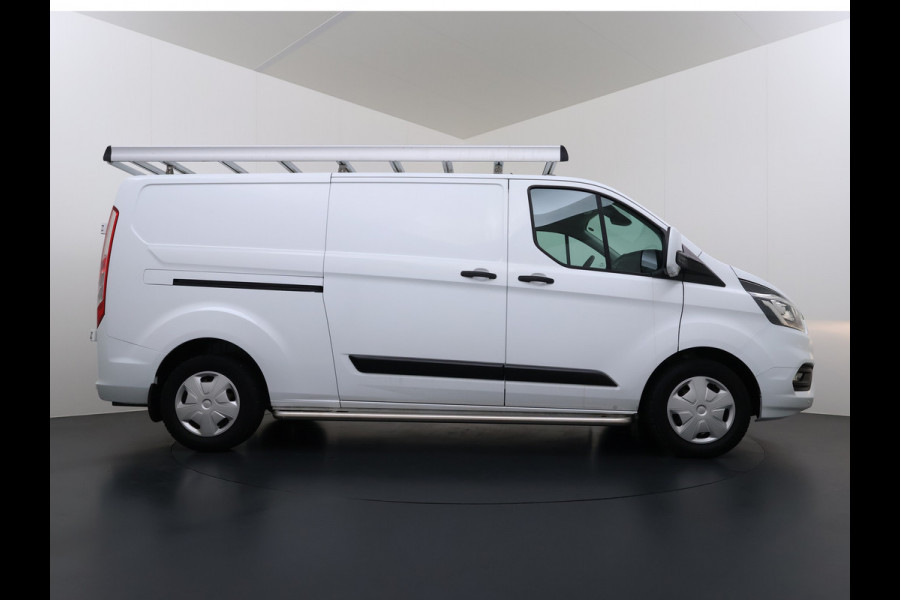 Ford Transit Custom 340 2.0TDCI 130PK L2H1 Sortimo Inperiaal+Ladder Trekhaak Cruise Control Airco Stoelverwarming Pdc Trend Betonplex Vloer Wandbetimmering Inbouwkasten Led