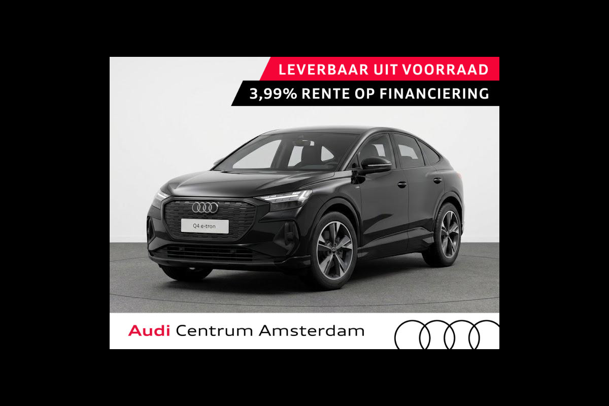Audi Q4 Sportback e-tron 45 S edition Competition 82 kWh 286 pk | Assistentiepakket plus | Comfortpakket | Ambient lichtpakket | Stoelverwarming voor |