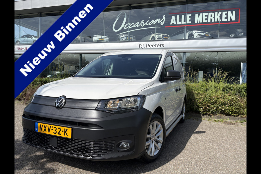 Volkswagen Caddy Cargo 2.0 TDI Airco - Apple carplay - Navigatie - Parkeersensor achter - Zijschuifdeur rechts - Tussenschot volledig - Cruise control - Mistlampen - Bluetooth - Stuur multifunctioneel - Elektrische ramen - Start/stop systeem