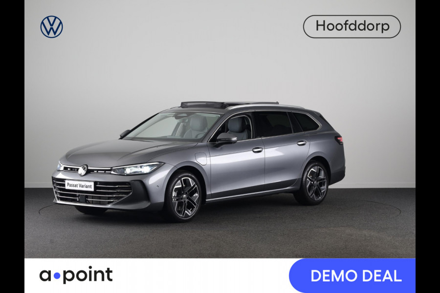 Volkswagen Passat Variant Elegance Business 1.5 eHybrid 150 kW / 204 pk Panoramaschuif/kanteldak, Lederen interieur, Stoelventilatie en massage