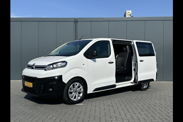 Citroën Jumpy 2.0 BlueHDI 180 PK / AUTOMAAT / L3H1 / DUBBEL CABINE / 2x SCHUIFDEUR / TREKHAAK / CAMERA / BLIND SPOT / ECC / CRUISE / 6 PERSOON