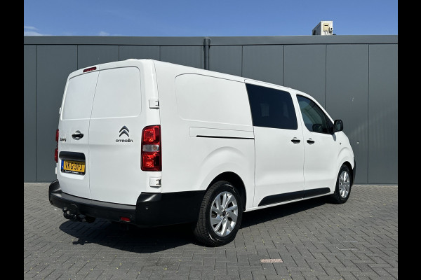 Citroën Jumpy 2.0 BlueHDI 180 PK / AUTOMAAT / L3H1 / DUBBEL CABINE / 2x SCHUIFDEUR / TREKHAAK / CAMERA / BLIND SPOT / ECC / CRUISE / 6 PERSOON