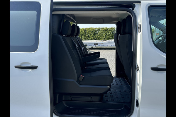Citroën Jumpy 2.0 BlueHDI 180 PK / AUTOMAAT / L3H1 / DUBBEL CABINE / 2x SCHUIFDEUR / TREKHAAK / CAMERA / BLIND SPOT / ECC / CRUISE / 6 PERSOON