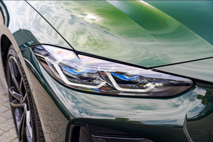 BMW 4 Serie Cabrio 430i High Executive |Sanremo green | LaserLED | Stoelkoeling | Camera | Nekverwarming | Carbon