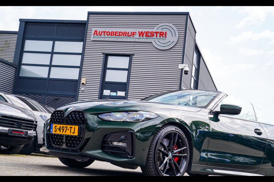 BMW 4 Serie Cabrio 430i High Executive |Sanremo green | LaserLED | Stoelkoeling | Camera | Nekverwarming | Carbon