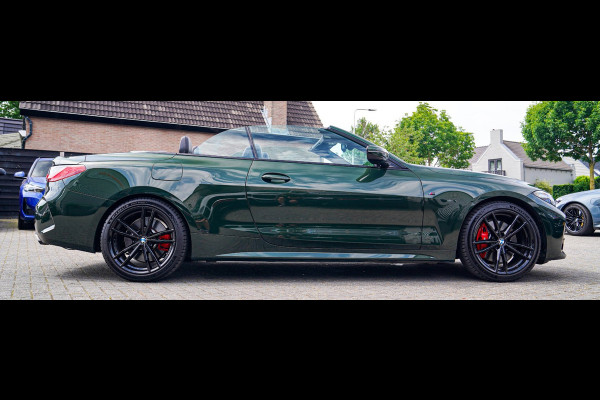 BMW 4 Serie Cabrio 430i High Executive |Sanremo green | LaserLED | Stoelkoeling | Camera | Nekverwarming | Carbon