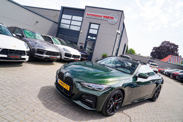 BMW 4 Serie Cabrio 430i High Executive |Sanremo green | LaserLED | Stoelkoeling | Camera | Nekverwarming | Carbon