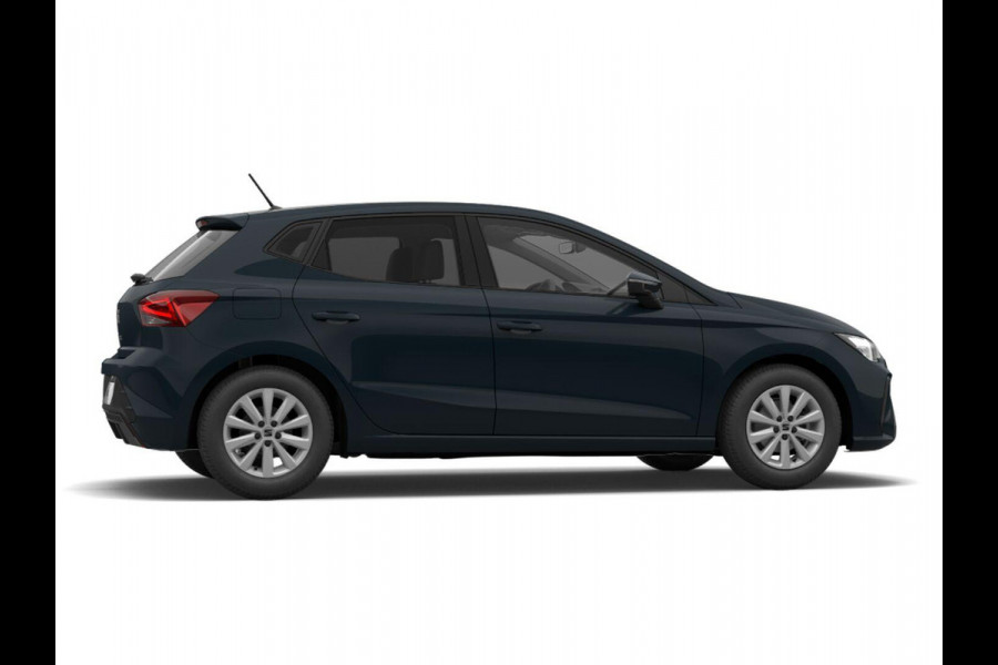 Seat Ibiza 1.0 EcoTSI Reference | Draadloze Carplay | Cruise Control | Full Led | Lichtmetalen Velgen: 'Brilliant Silver | Private Lease v/a 329,- euro!
