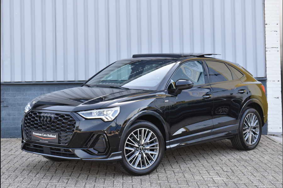 Audi Q3 Sportback 45 TFSI e S-Line 245 Pk Pano Memory Sfeer Keyless Vol Leder 360 Camera 19 Inch
