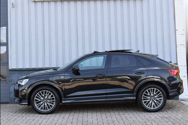 Audi Q3 Sportback 45 TFSI e S-Line 245 Pk Pano Memory Sfeer Keyless Vol Leder 360 Camera 19 Inch