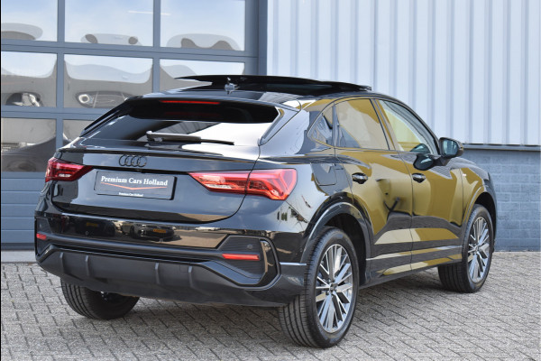 Audi Q3 Sportback 45 TFSI e S-Line 245 Pk Pano Memory Sfeer Keyless Vol Leder 360 Camera 19 Inch