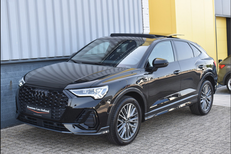 Audi Q3 Sportback 45 TFSI e S-Line 245 Pk Pano Memory Sfeer Keyless Vol Leder 360 Camera 19 Inch