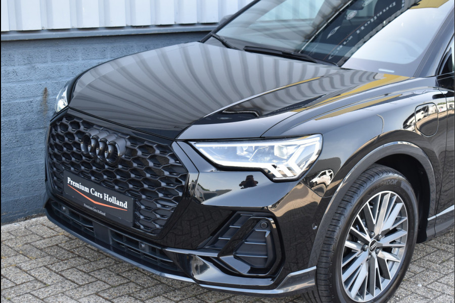 Audi Q3 Sportback 45 TFSI e S-Line 245 Pk Pano Memory Sfeer Keyless Vol Leder 360 Camera 19 Inch
