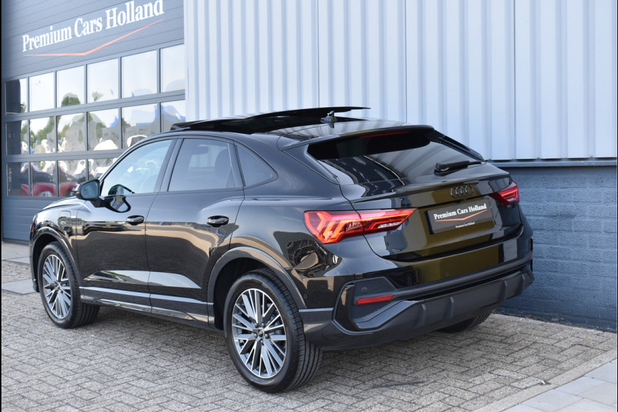 Audi Q3 Sportback 45 TFSI e S-Line 245 Pk Pano Memory Sfeer Keyless Vol Leder 360 Camera 19 Inch