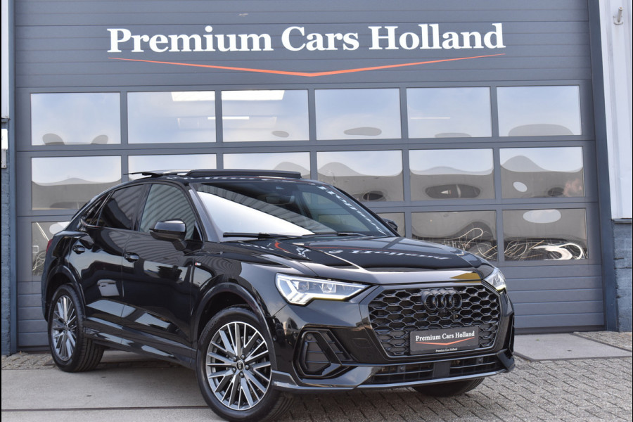 Audi Q3 Sportback 45 TFSI e S-Line 245 Pk Pano Memory Sfeer Keyless Vol Leder 360 Camera 19 Inch