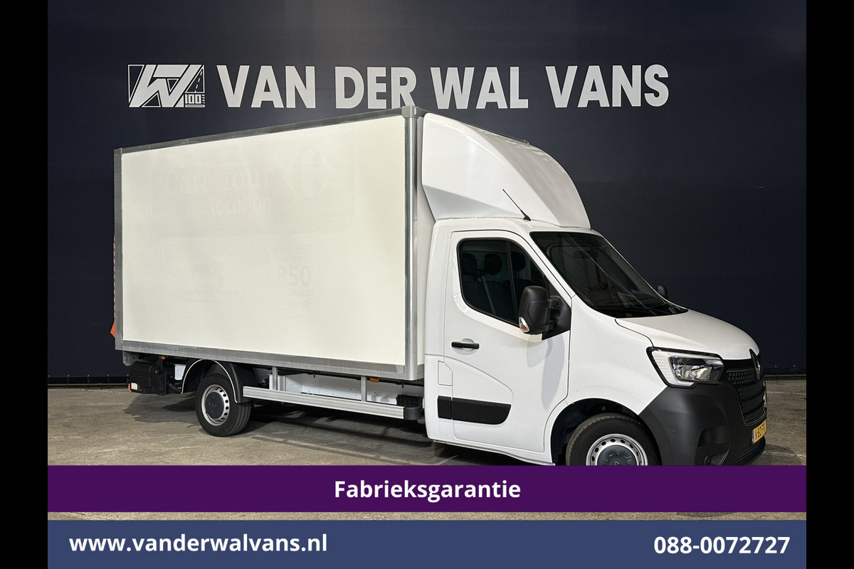 Renault Master 2.3 dCi 146pk Bakwagen 222cm hoog Laadklep Euro6 Fabrieksgarantie Airco | Camera | Navigatie | Cruisecontrol | LED Bijrijdersbank, 983kg laadvermogen