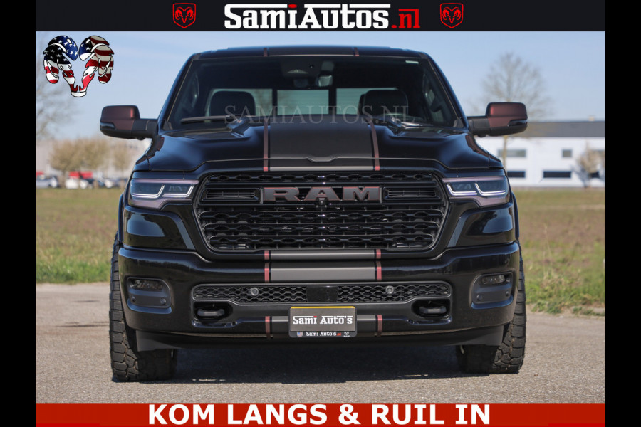 Dodge Ram Limited H.O 540HP 706Nm | Massage + Full Option | De Meest Luxe en Volle Pick-Up in zijn Klasse | Comfortabele Dubbele Cabine met Royale 5 Zitplaatsen | BPM vrij | Nu Leverbaar uit Voorraad | Voorraad Nr 2304 - 8540