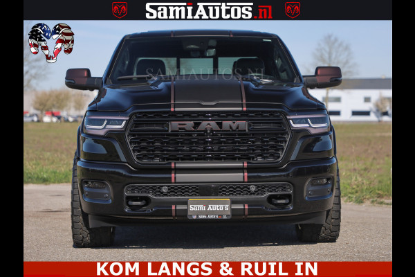 Dodge Ram Limited H.O 540HP 706Nm | Massage + Full Option | De Meest Luxe en Volle Pick-Up in zijn Klasse | Comfortabele Dubbele Cabine met Royale 5 Zitplaatsen | BPM vrij | Nu Leverbaar uit Voorraad | Voorraad Nr 2304 - 8540