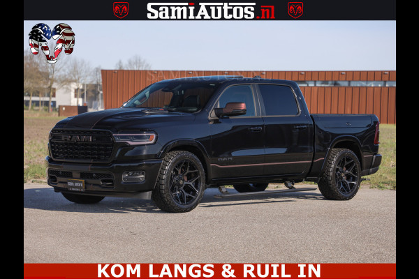 Dodge Ram Limited H.O 540HP 706Nm | Massage + Full Option | De Meest Luxe en Volle Pick-Up in zijn Klasse | Comfortabele Dubbele Cabine met Royale 5 Zitplaatsen | BPM vrij | Nu Leverbaar uit Voorraad | Voorraad Nr 2304 - 8540