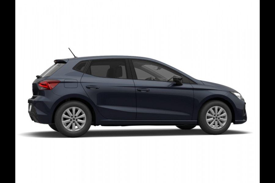 Seat Ibiza 1.0 EcoTSI Reference | Draadloze Carplay | Cruise Control | Full Led | Lichtmetalen Velgen: 'Brilliant Silver | Private Lease v/a 329,- euro!