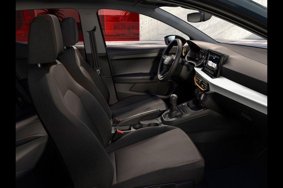 Seat Ibiza 1.0 EcoTSI Reference | Draadloze Carplay | Cruise Control | Full Led | Lichtmetalen Velgen: 'Brilliant Silver | Private Lease v/a 329,- euro!