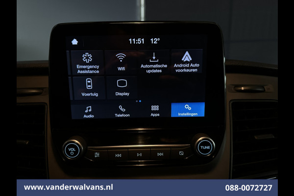 Ford Transit Custom 2.0 TDCI 130pk L2H1 Euro6 Airco | Camera | 2800kg Trekhaak | LED | Android Auto Cruisecontrol, Verwarmde voorruit, Stoelverwarming, Parkeersensoren, Bijrijdersbank