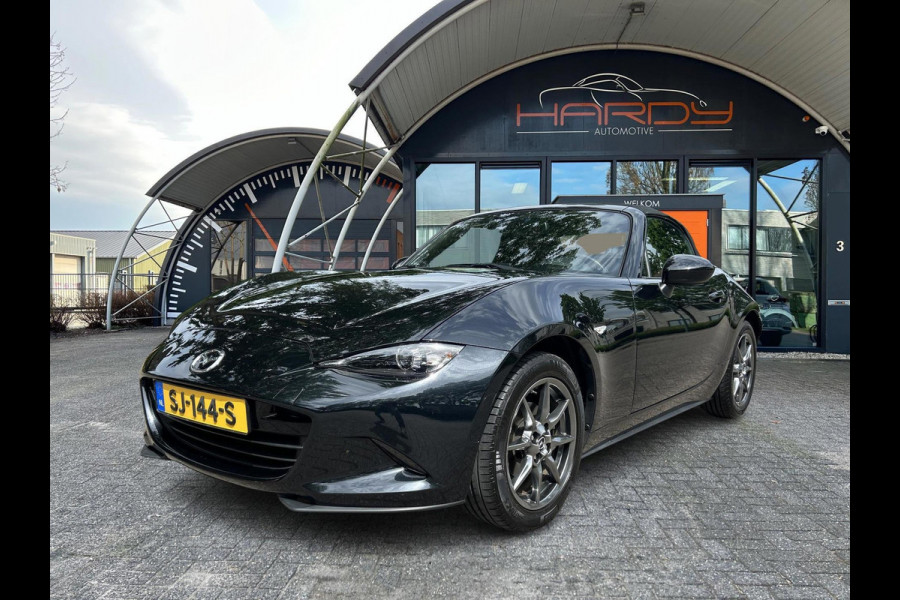 Mazda MX-5 1.5 SkyActiv-G 131 GT-M Zwart / Bruin Leder NL-Auto 100% Dealer Onderhouden