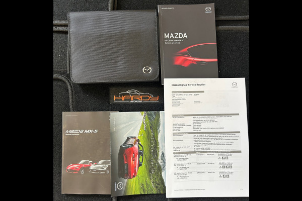 Mazda MX-5 1.5 SkyActiv-G 131 GT-M Zwart / Bruin Leder NL-Auto 100% Dealer Onderhouden