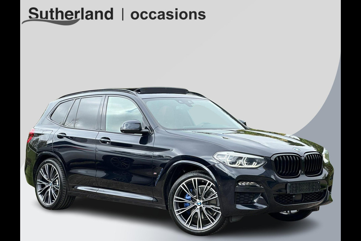 BMW X3 xDrive30e M Sport | Plug-in Hybrid 292pk | VOL! | Panormamadak | Adaptive cruise | Trekhaak | M-pakket | Sportstoelen | 21 inch | Head-up Display | Memory seats | Harman Kardon | 360 graden camera | Keyless | Stoelverwarming | Adaptief deming systeem | Draadloos opladen