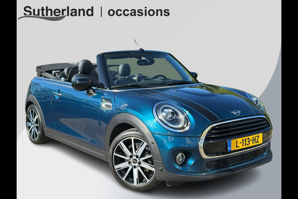 MINI Cabrio 1.5 Cooper Sidewalk Edition Camera | Lederen Bekleding | Navigatie | Harman Kardon | 52.000 Km | Automaat | Full Options.