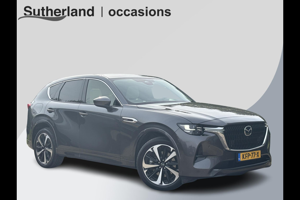 Mazda CX-60 2.5 e-SkyActiv PHEV Takumi | Panoramadak / Kanteldak (Glas) |  360 graden camera | Achteruitrijcamera | Stoelverwarming |  Adaptieve Cruise Control