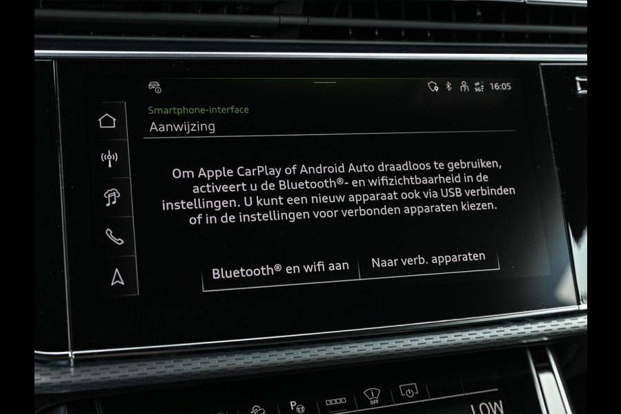 Audi Q8 55 TFSI e quattro Pro Line S | Panoramadak | 360 Camera | B&O | Head-up | Achterasbesturing | Luchtvering | Ambiance interieur | Soft close | Trekhaak | Stuurwiel verwarmd |