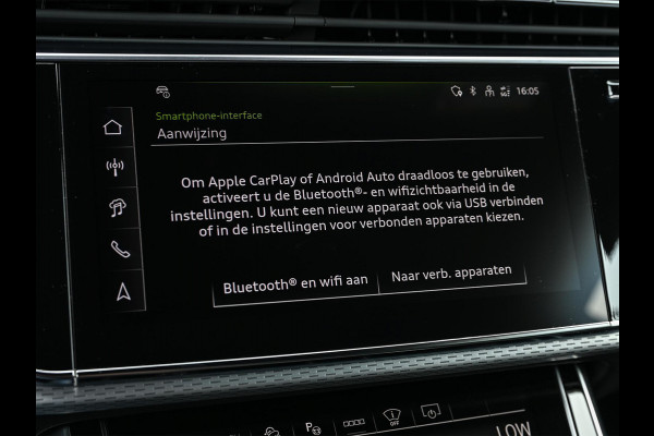 Audi Q8 55 TFSI e quattro Pro Line S | Panoramadak | 360 Camera | B&O | Head-up | Achterasbesturing | Luchtvering | Ambiance interieur | Soft close | Trekhaak | Stuurwiel verwarmd |