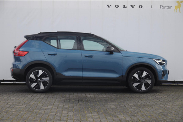 Volvo EX40 Single Ext. Range Ultra 82 kWh / Panorama schuif-kanteldak / 360 Camera / Harman Kardon / Trekhaak / Stuur- en stoelverwarming / Adaptive Cruise / Elektrische best.stoel met geheugen