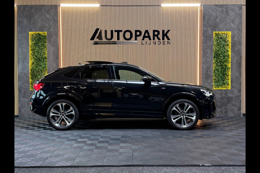 Audi Q3 Sportback VERKOCHT! 45 TFSI e 3X S-LINE|PANO|SONOS|MATRIXLED|360CAM|MEMORY|KEYLESS|SFEERVERLICHTING|TREKHAAK|DEALER OND