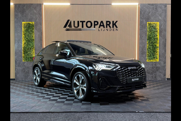 Audi Q3 Sportback VERKOCHT! 45 TFSI e 3X S-LINE|PANO|SONOS|MATRIXLED|360CAM|MEMORY|KEYLESS|SFEERVERLICHTING|TREKHAAK|DEALER OND