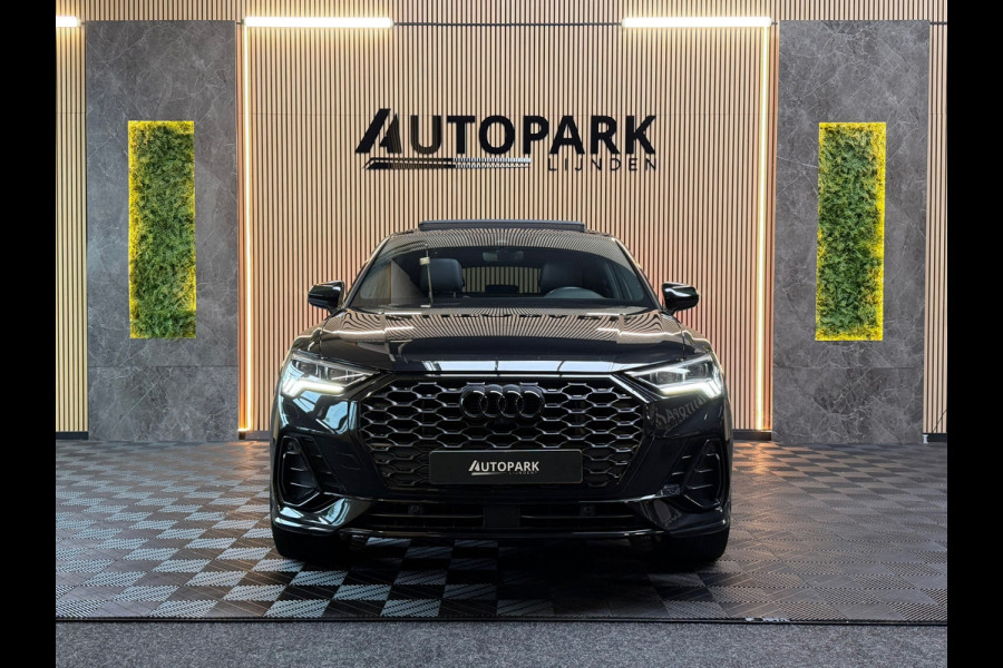 Audi Q3 Sportback VERKOCHT! 45 TFSI e 3X S-LINE|PANO|SONOS|MATRIXLED|360CAM|MEMORY|KEYLESS|SFEERVERLICHTING|TREKHAAK|DEALER OND