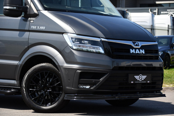 MAN TGE 3.180 2.0 L3H2 PB Edition Camera, Cruise, Carplay, LED, Clima, Stoelverwarming, Trekhaak, Standkachel, Uniek!