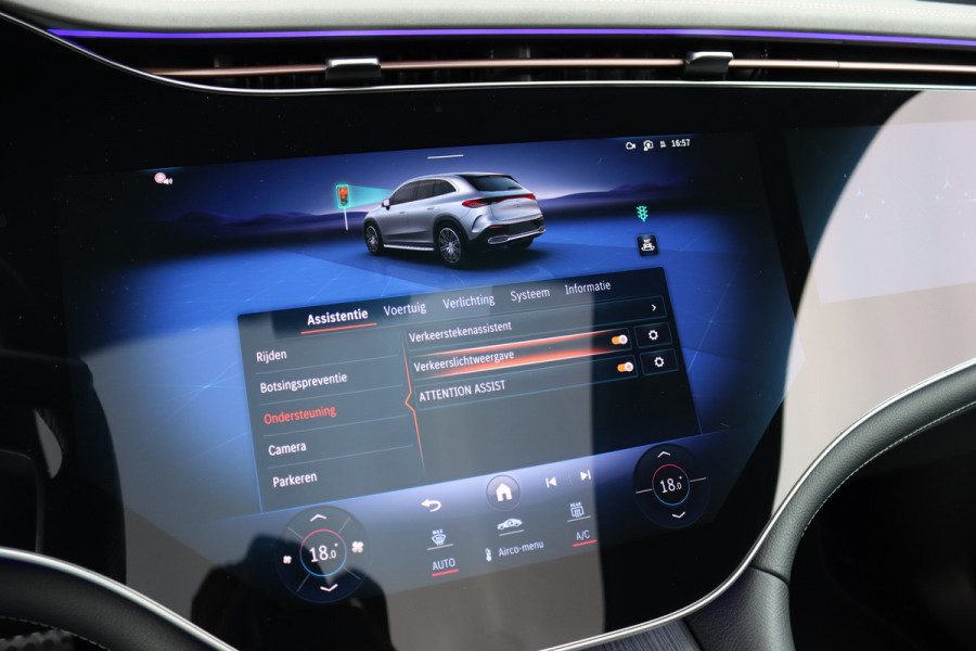 Mercedes-Benz EQE SUV 500 4MATIC AMG Line Premium 91 kWh | Hyperscreen | Distronic+ | Nappa Leder | Stoelventilatie | Trekhaak | Burmester | Digital Light | Panoramadak | Keyless Go |