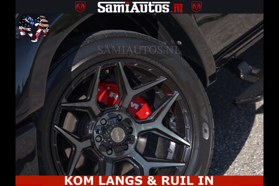 Dodge Ram HULK 5.7 V8 402PK | LIMITED EDITION | HUD | LUCHTVERING | BLACK ON BLACK | STRIPING | WIDE BODY | BREDE WIELEN | BOM VOL CREW CAB DUBBELE CAINE 5 PERSOONS UITVOERING | TOP STAAT |
