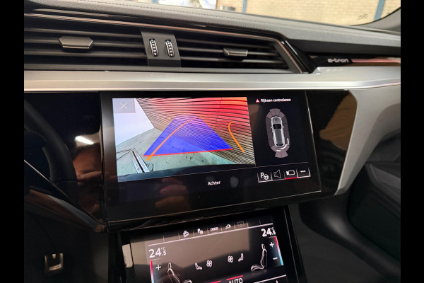 Audi Q8 e-tron 55 quattro S-line Black Edition 115 kWh | 408PK | Pano | Trekhaak | Matrix Led | B&O Sound | Ambient | 21inch |