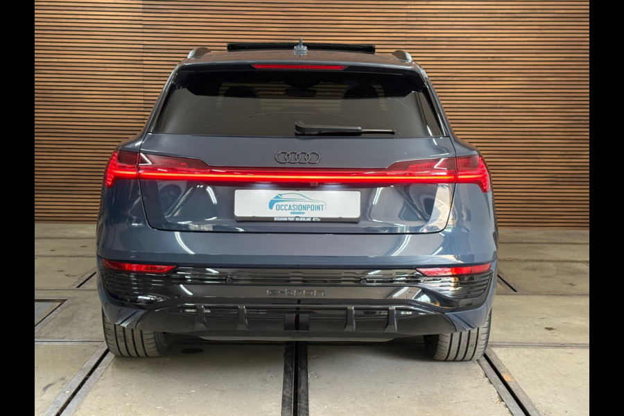 Audi Q8 e-tron 55 quattro S-line Black Edition 115 kWh | 408PK | Pano | Trekhaak | Matrix Led | B&O Sound | Ambient | 21inch |