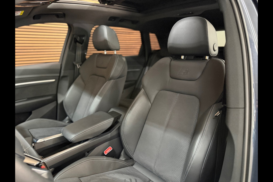 Audi Q8 e-tron 55 quattro S-line Black Edition 115 kWh | 408PK | Pano | Trekhaak | Matrix Led | B&O Sound | Ambient | 21inch |