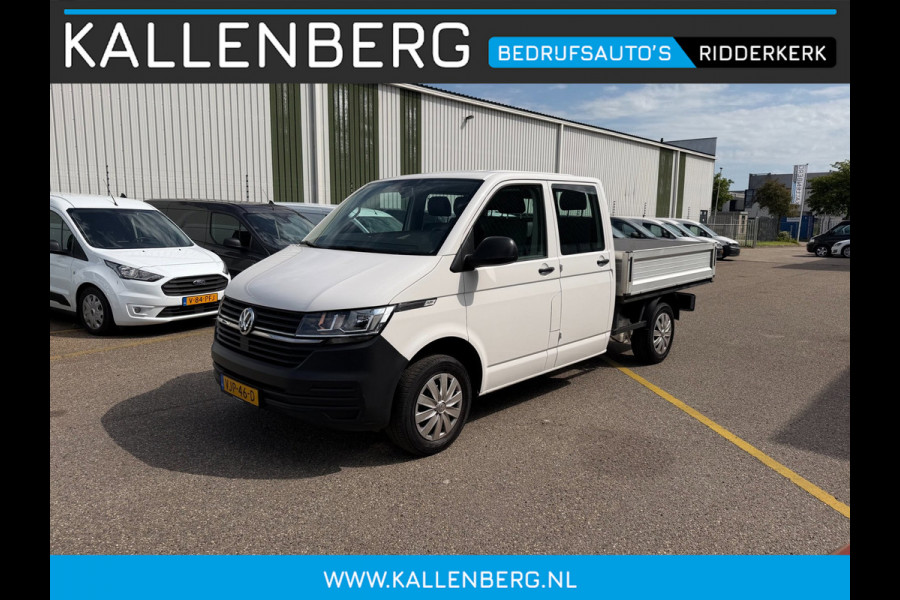 Volkswagen Transporter 2.0 TDI DC / 6 persoons / pick up / Open laadbak / dubbel cabine