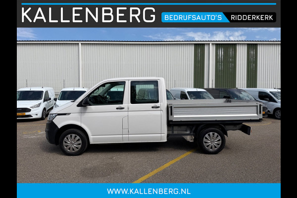Volkswagen Transporter 2.0 TDI DC / 6 persoons / pick up / Open laadbak / dubbel cabine