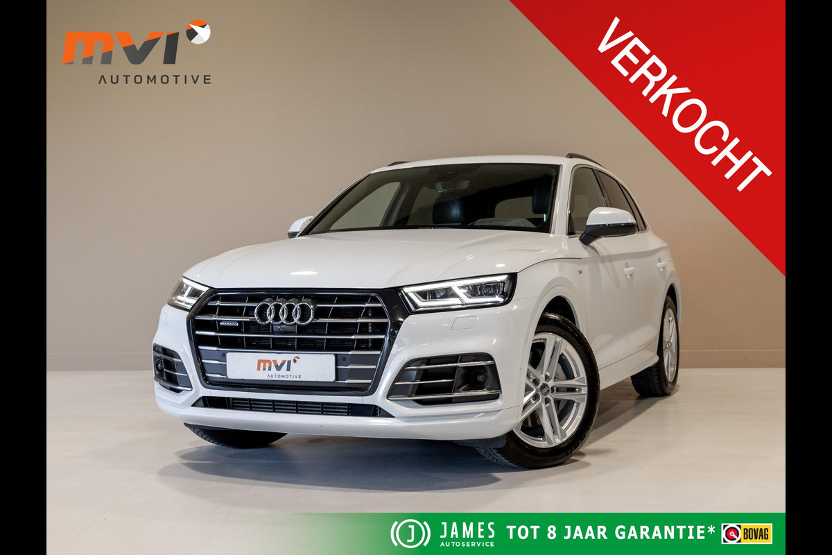 Audi Q5 55 TFSI e quattro 2x S-Line / 367pk / Trekhaak / B&O / Rondomzicht camera / Dodehoek herkenning /