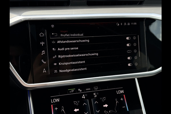 Audi A6 Limousine 55 TFSI e quattro | RS stoelen | Trekhaak | Matrix | 360 | Sfeerverlichting | 20 inch | Carplay | Magnetic Ride