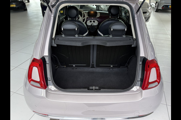 Fiat 500 1.2 Star Powder Pink Glazen panoramadak - Climate control - Parkeersensor achter - Cruise control - Mistlampen - Licht metalen velgen 16 inch - Bluetooth - Radio - Stuur multifunctioneel - Elektrische ramen - Lederen bekleding -  Extra getint glas achter