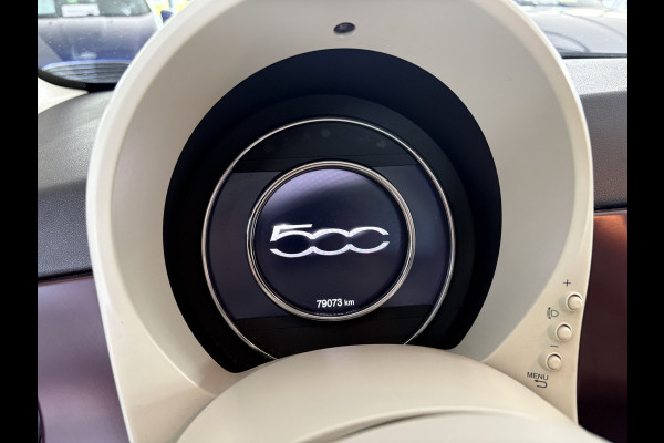 Fiat 500 1.2 Star Powder Pink Glazen panoramadak - Climate control - Parkeersensor achter - Cruise control - Mistlampen - Licht metalen velgen 16 inch - Bluetooth - Radio - Stuur multifunctioneel - Elektrische ramen - Lederen bekleding -  Extra getint glas achter