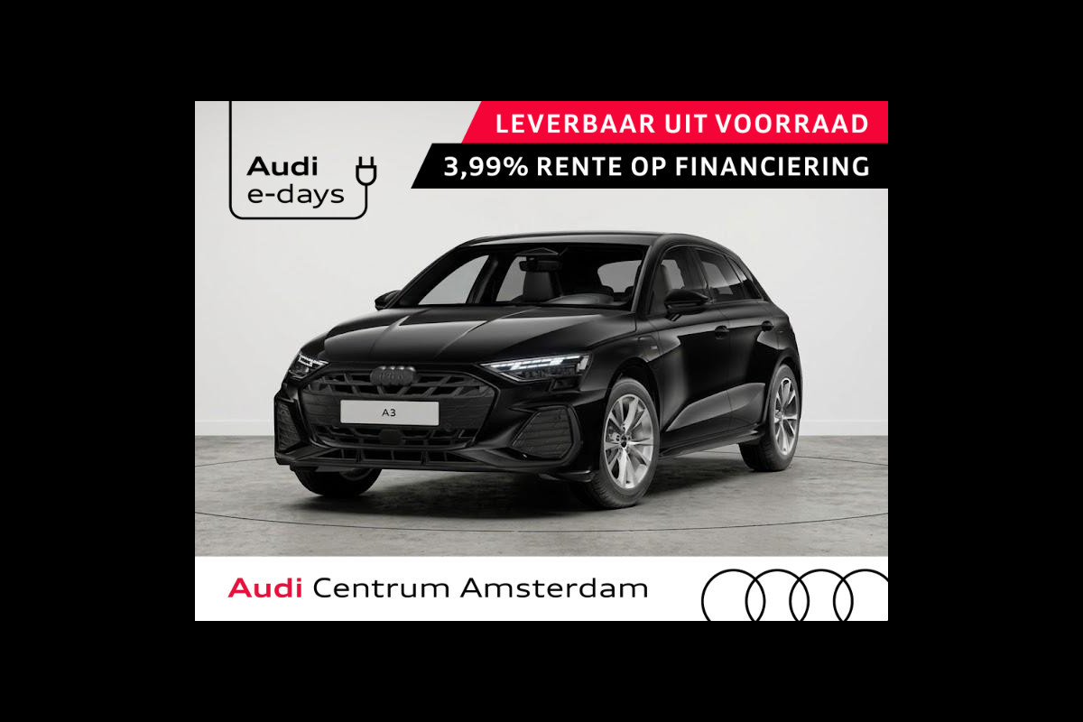 Audi A3 Sportback S edition 40 TFSI e | Comfortpakket plus | Achteruitrijcamera | Optiekpakket zwart plus | Trekhaak |